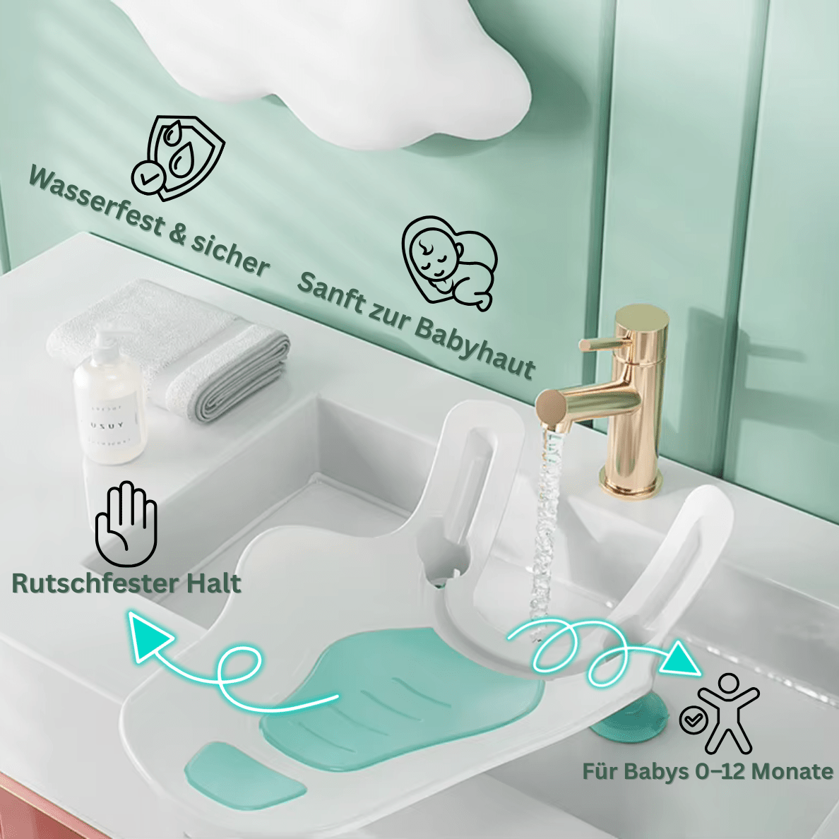Babynello® – Das Original fürs Waschbeckenbad - Novaloom